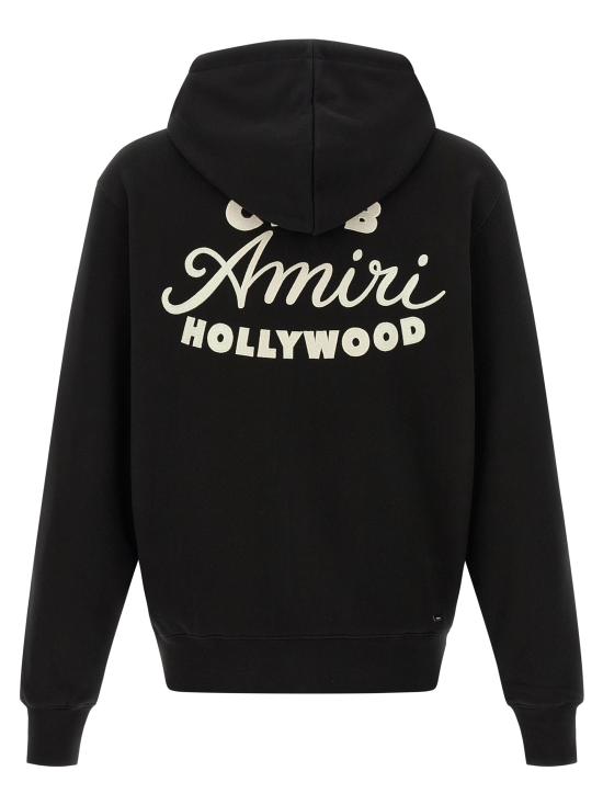 25FW 아미리 후드 티셔츠 AMJYHD1123BLACK Black - AMIRI