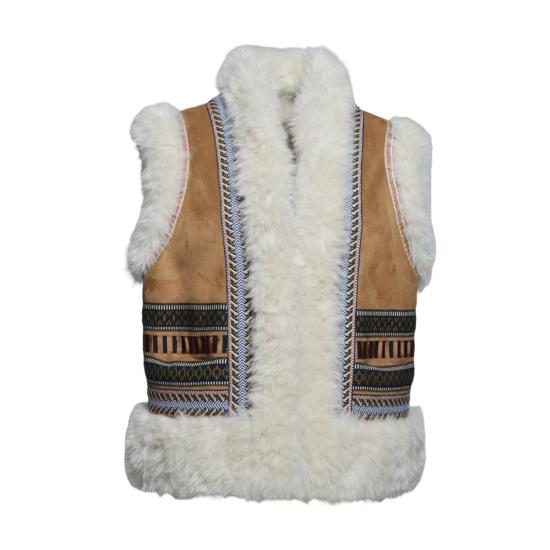 25FW 바잘 디럭스 가죽 자켓 S10180054 Cammello bianco