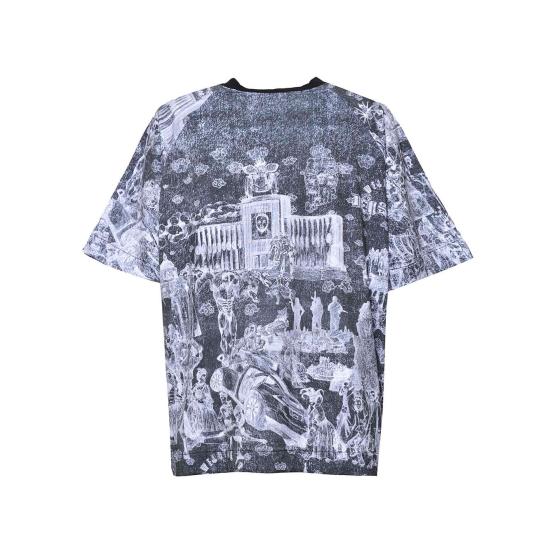 25SS 피디에프 반팔 티셔츠 DFAGWTEER0000PX BLACK Black - PDF