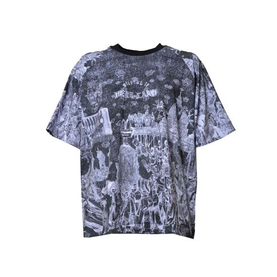 25SS 피디에프 반팔 티셔츠 DFAGWTEER0000PX BLACK Black - PDF