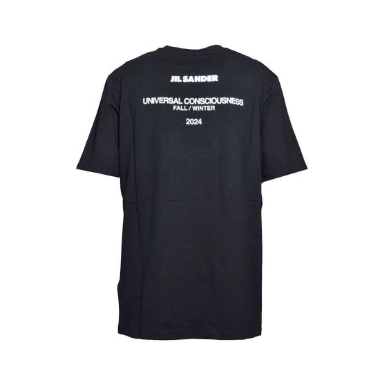 25SS 질샌더 반팔 티셔츠 J22GC0189J46219 001 Black - JIL SANDER
