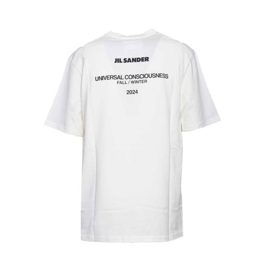 25SS 질샌더 반팔 티셔츠 J22GC0189J46219 104 White - JIL SANDER
