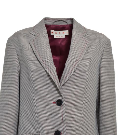25FW 마르니 수트 자켓 GIMA0228U0UTWA03 PDR82 MultiColour - MARNI