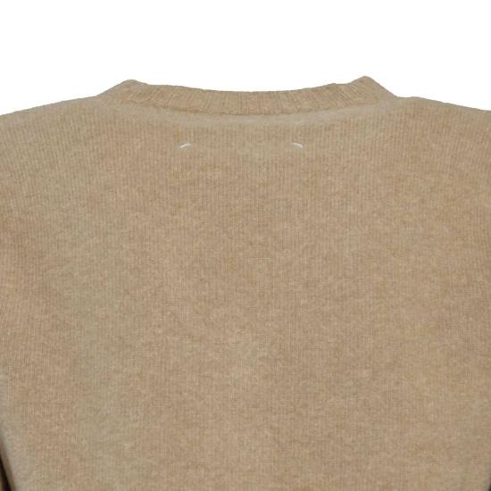 25FW 마르지엘라 V넥 가디건 S51HP0015M13058 124M Camel - MAISON MARGIELA