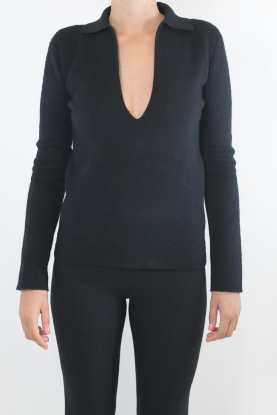 25FW 질샌더 스웨터 JSWP754352WPY20028 001 Black - JIL SANDER