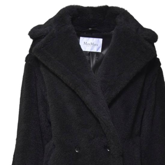 25FW 막스마라 Fuxia 코트 2511081041600 008 Black - MAX MARA