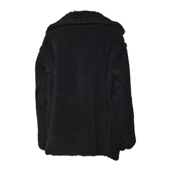 25FW 막스마라 Fuxia 코트 2511081041600 008 Black - MAX MARA