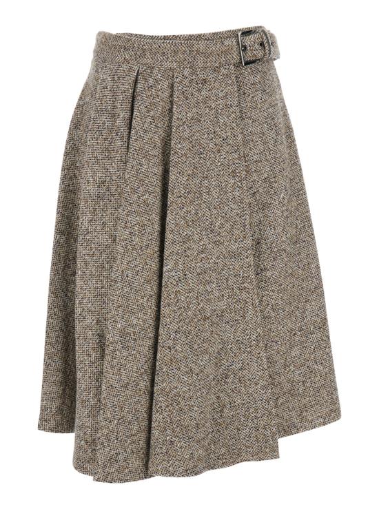 25FW 브루넬로 쿠치넬리 스커트 MG530G3906C6286 Brown