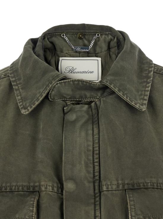 25FW 블루마린 코트 2J222AC5235 Green - BLUMARINE