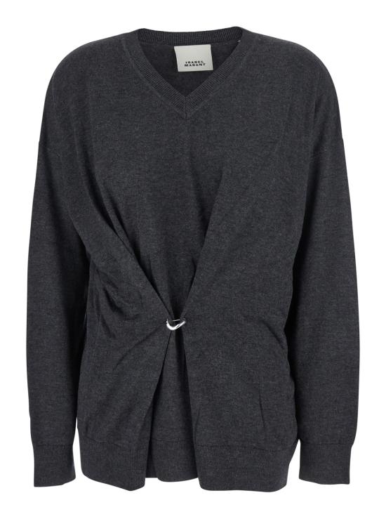 25FW 이자벨마랑 긴팔 티셔츠 PU0717FAB1L05I02AN Grey