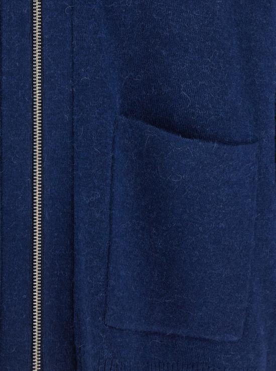 25FW JW앤더슨 V넥 집 가디건 KW1435YN0443768 Blu - JW ANDERSON
