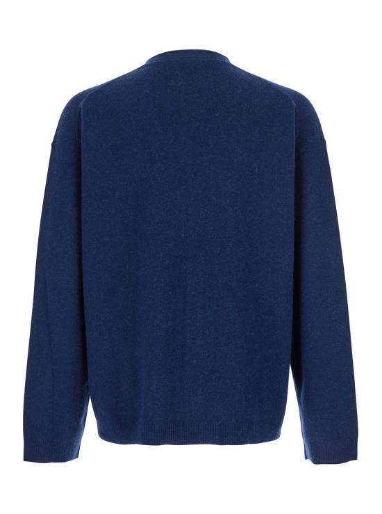 25FW JW앤더슨 V넥 집 가디건 KW1435YN0443768 Blu - JW ANDERSON