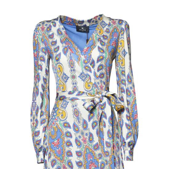 25SS 에트로 미디 원피스 WRHA015799IAD12 X0800 Crema multicolour - ETRO