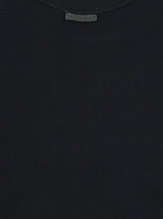 25FW 브루넬로 쿠치넬리 반팔 티셔츠 MPTC8FX220C101 Black - BRUNELLO CUCINELLI