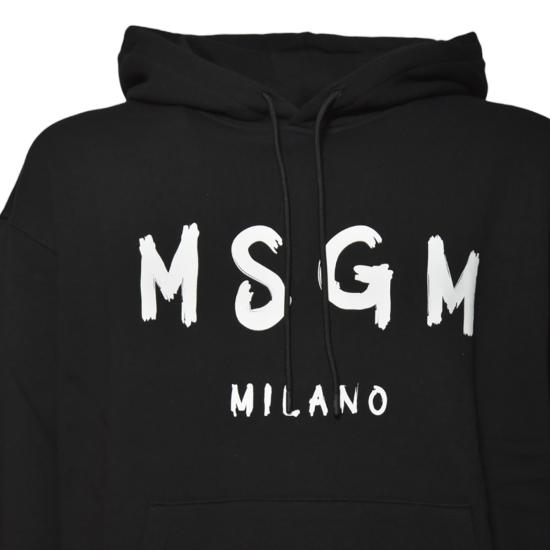 25FW 엠에스지엠 긴팔 티셔츠 2000MM515200000 99 Black - MSGM