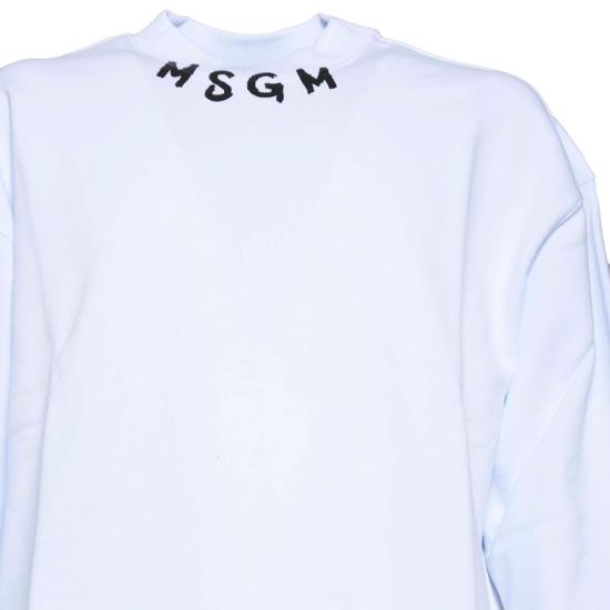 25FW 엠에스지엠 긴팔 티셔츠 3640MM119247000 01 White - MSGM