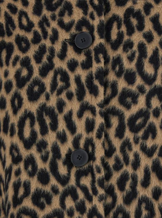 25FW 페데리카 보니파치 코트 KA052026ANIMALIER Brown - FEDERICA BONIFACI