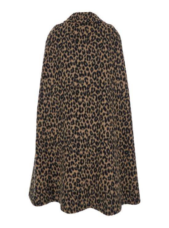 25FW 페데리카 보니파치 코트 KA052026ANIMALIER Brown - FEDERICA BONIFACI