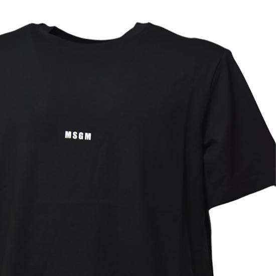 25FW 엠에스지엠 반팔 티셔츠 2000MM500200002 99 Black - MSGM