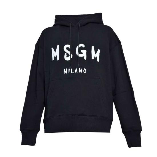 25FW 엠에스지엠 긴팔 티셔츠 2000MM515200001 99 Black - MSGM