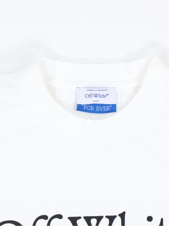 25FW 오프화이트 반팔 티셔츠 OMAA120C99JER008 0110 White - OFF WHITE