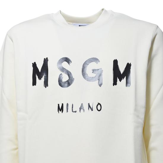 25FW 엠에스지엠 긴팔 티셔츠 2000MM513300000 02 Cream - MSGM