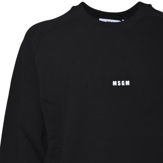 25FW 엠에스지엠 긴팔 티셔츠 2000MM503200000 99 Black - MSGM