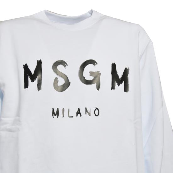 25FW 엠에스지엠 긴팔 티셔츠 2000MM513200000 01 White - MSGM