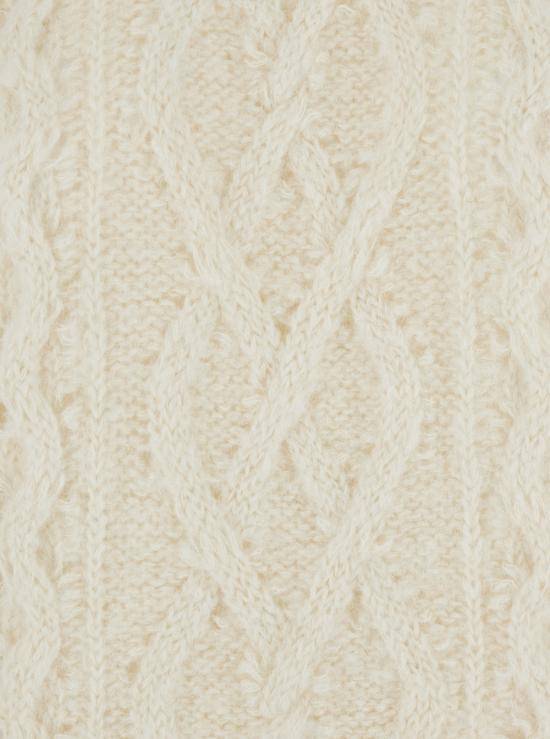 25FW 이자벨마랑에뚜왈 라운드넥 케이블 니트 스웨터 PU0748FAC3L05E23EC White - ISABEL MARANT ETOILE