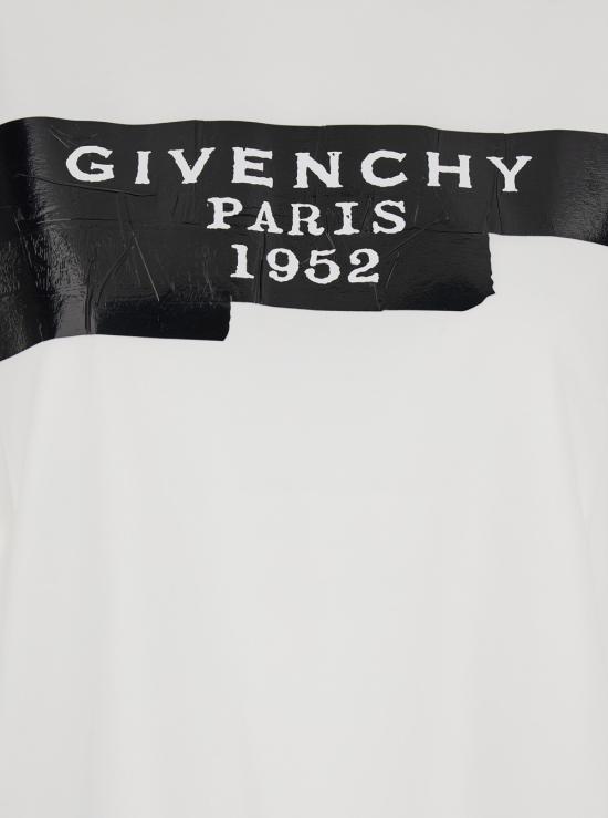 25FW 지방시 반팔 티셔츠 BW70FJP78U100 White - GIVENCHY