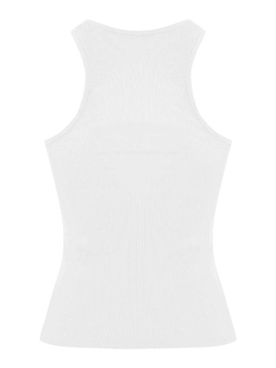 26SS 파트리지아페페 민소매 티셔츠 8M1617J216W103 White - PATRIZIA PEPE