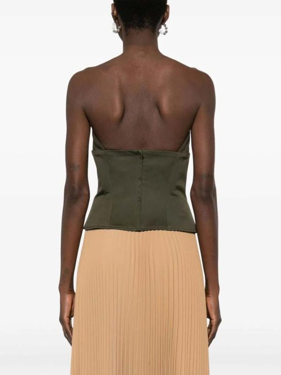  막스마라 민소매 티셔츠 2411161013600005C Dark Green - MAX MARA