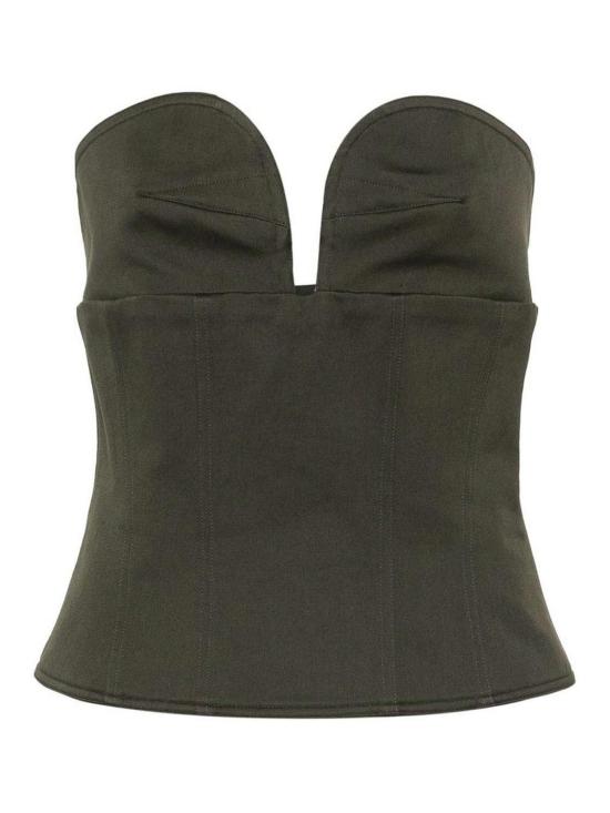  막스마라 민소매 티셔츠 2411161013600005C Dark Green