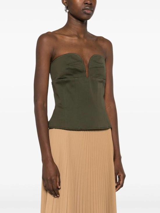  막스마라 민소매 티셔츠 2411161013600005C Dark Green - MAX MARA