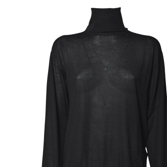 25FW 질샌더 터틀넥 J01GP0002J14501 001 Black - JIL SANDER