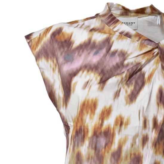 25SS 이자벨마랑에뚜왈 민소매 티셔츠 TS0175FAC1N09E ECOE Rosa multicolour - ISABEL MARANT ETOILE