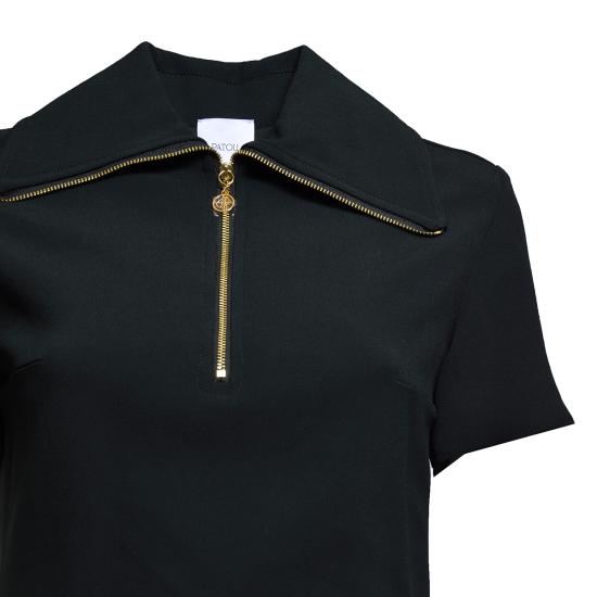 25SS 파투 미디 원피스 DR1240150 999B Black - PATOU