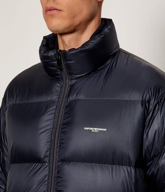 25FW 엠포리오 아르마니 숏패딩 EM003275 AF18078 UB118 Blue - EMPORIO ARMANI