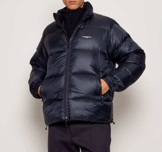 25FW 엠포리오 아르마니 숏패딩 EM003275 AF18078 UB118 Blue - EMPORIO ARMANI