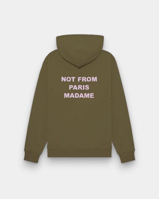 25FW 드롤드무슈 긴팔 티셔츠 HO162 CO127 KK Kaki - DROLE DE MONSIEUR