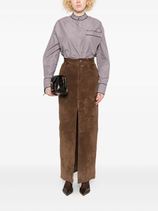 25FW 루루 드 세종 셔츠 VERNAIVORY BROWN White - LOULOU DE SAISON