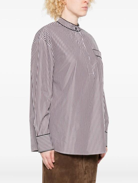 25FW 루루 드 세종 셔츠 VERNAIVORY BROWN White - LOULOU DE SAISON