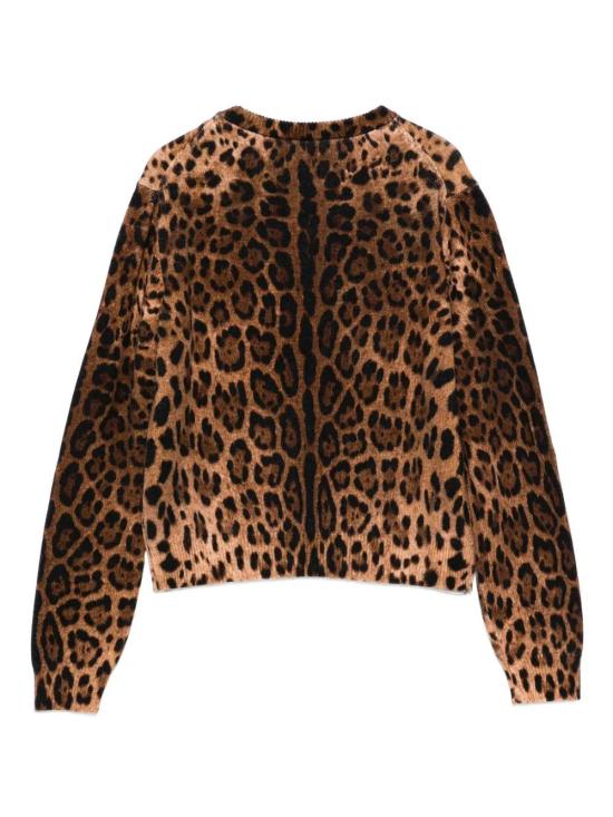 25FW [키즈] 돌체앤가바나 가디건 L5KWK5 JDVDT HY13M Brown - DOLCE & GABBANA