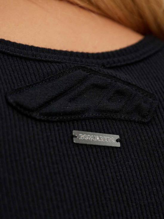 25FW 디스퀘어드2 민소매 티셔츠 D8D05580001012 Black - DSQUARED2