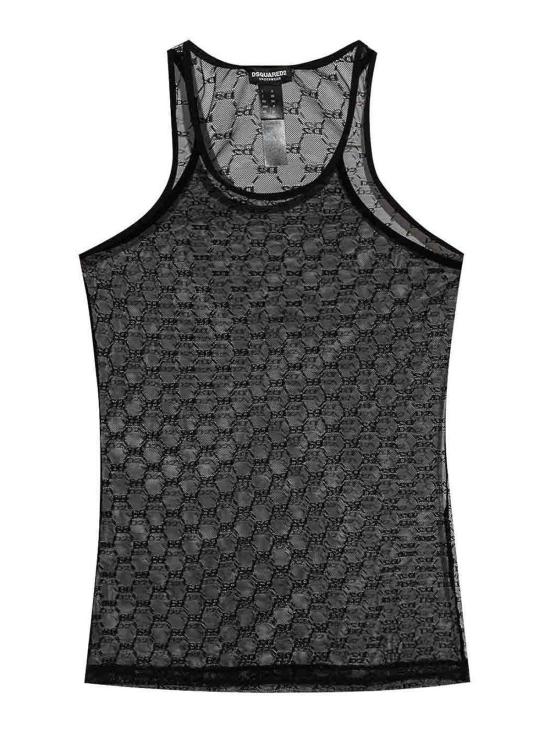 25FW 디스퀘어드2 민소매 티셔츠 D8D05575001014 Black