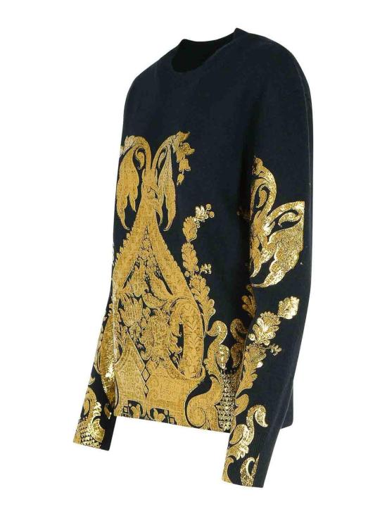 25FW 에트로 긴팔 티셔츠 WRKE0136AV521S9000 Black - ETRO