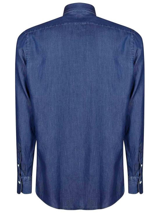 25FW 피나모레 긴팔 셔츠 C0512DMILANO11 Denim - FINAMORE