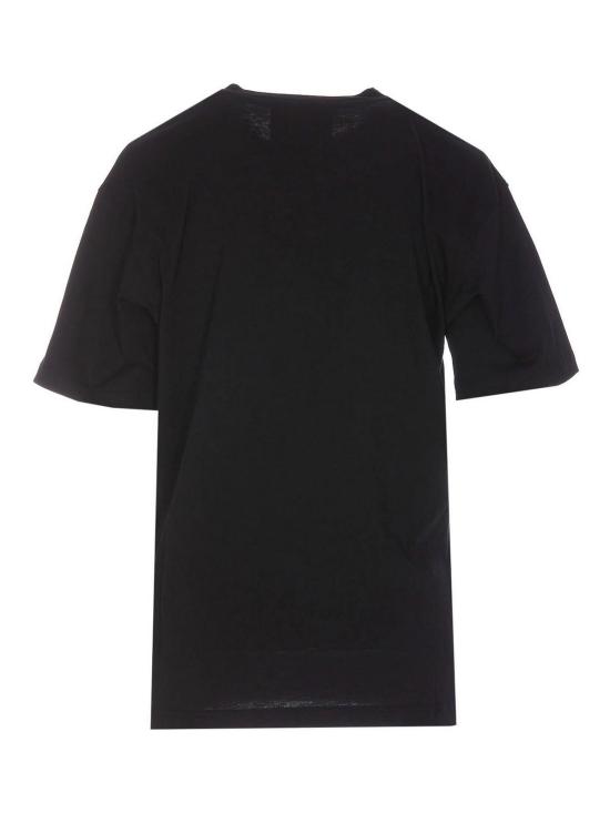 25FW 모스키노 반팔 티셔츠 070954413555 Black - MOSCHINO