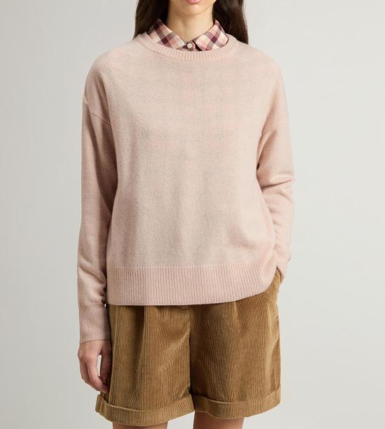 25FW 울리치 스웨터 CFWWKN2025FRUF5067 4415 Silver peony - WOOLRICH