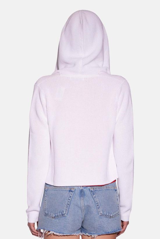  블루&크림 가디건 코튼 셰이커 플라이어웨이 카디건 - BLUE&CREAM